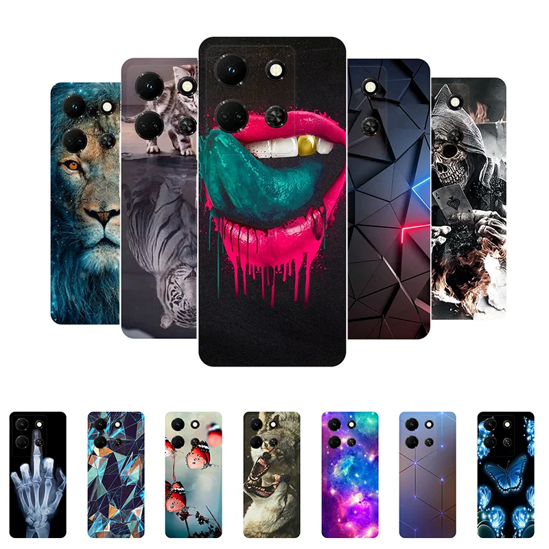 Per Infinix Note 30 5G Custodia X6711 Paraurti Tpu Cover Posteriore Morbida In Silicone Per Infinix Note 30 5G Custodia Note30 5G Fundas Cartoon