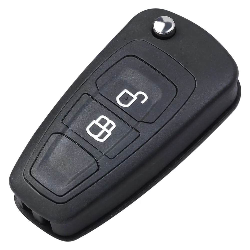 KONIKON 2-Button Car Key Shell Case – Fits Mazda BT50, Ranger, Ford – Black, 2082001