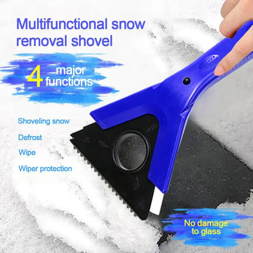 Sturdy Windshield Glass Defrost Clean Tool Ice Scraper Labor-saving Snow Removal Shovel Remove Water Car Cleaning Tool