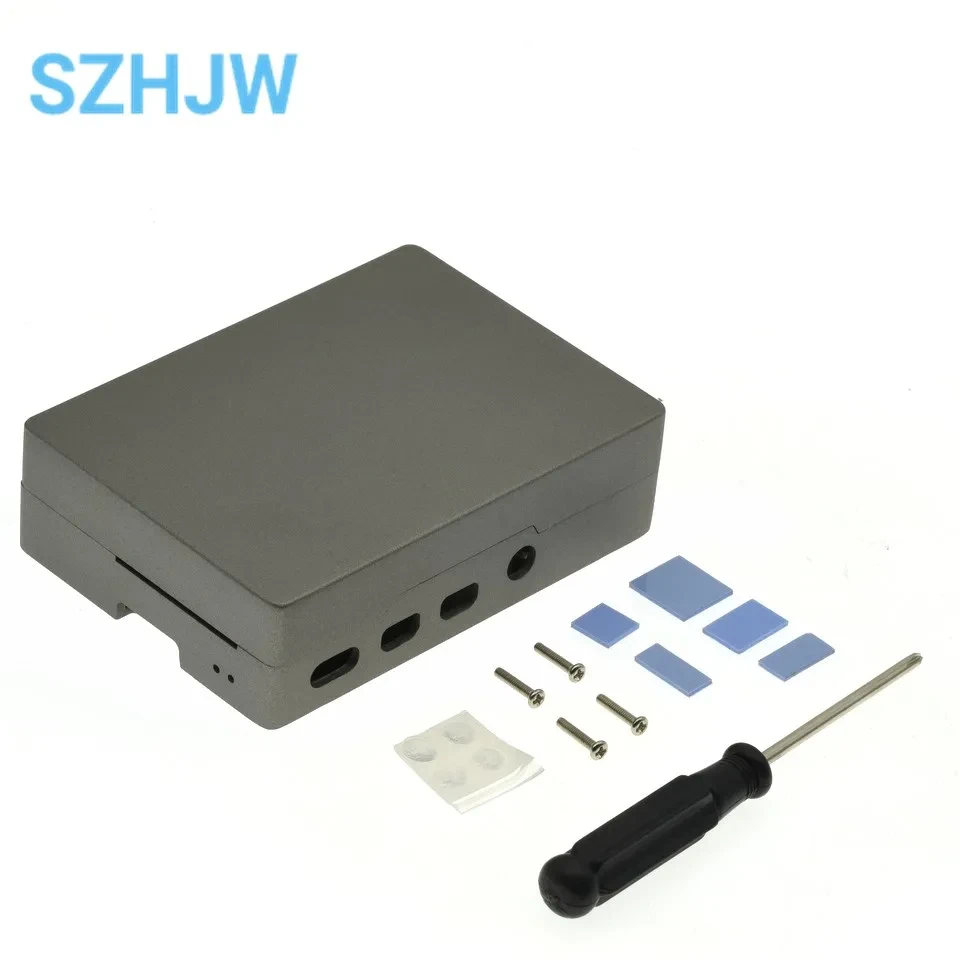 Aluminum Alloy Raspberry Pi Case with Self-Guided Heat Dissipation