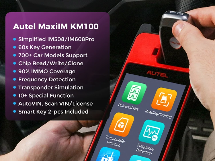 MaxiIM IM508  Valise Diagnostic & Programmateur de clé