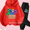 New Rainbow Friends Hoodie Sweater Sweatshirt + Pants Set Spring Fall Kids Baby Girl Boys Kids Toddler Clothes Christmas Gift 5