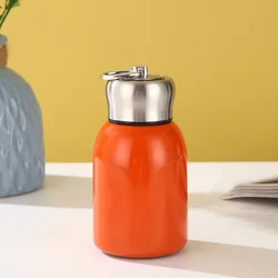 Insulated Stainless Steel Travel Mug - 300ml, Perfect for Camping and Travel, Keeps Drinks Hot or Cold for Hours (Orange)