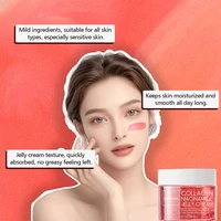 Crème de gelée de collagène Niacinamide collagène hydrolysé 24h lueur et aspect levé hydrate l'élasticité et l'hydratation de la peau crème pour le visage 4