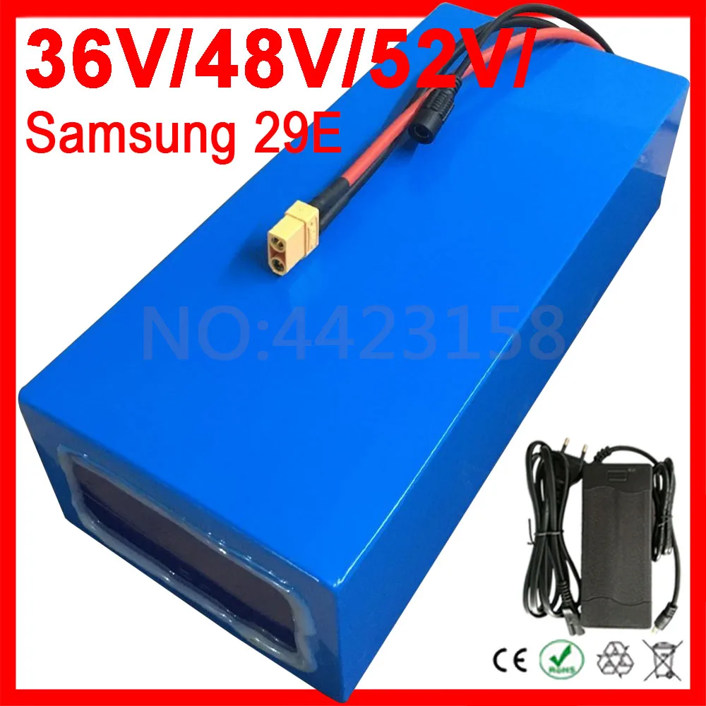 36v 48v 52v 40ah 30ah 25ah 20ah 18ah 15ah 12ah Lithium Battery 48v