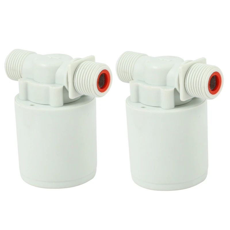 

2X 1/2 Inch Floating Ball Valve Automatic Float Valve Water Level Control Valve F/ Water Tank Water Tower