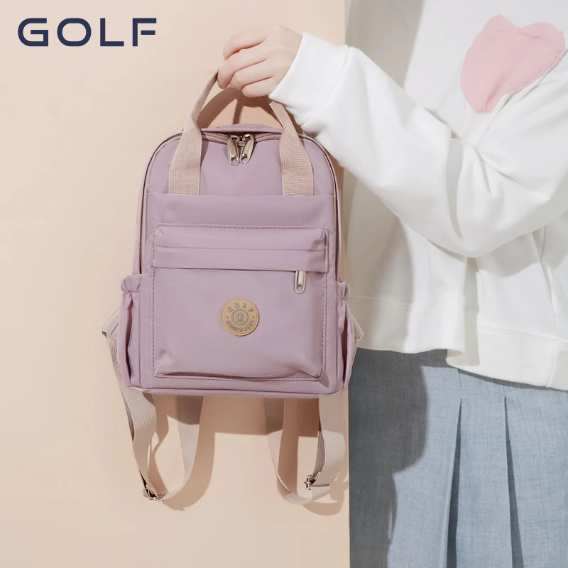 Golf backpack women's high-capacity college style computer bag women's simple backpack backpack tide brand 2