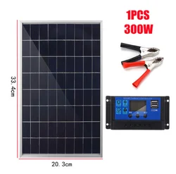 High-Output Portable Solar Power Kit - Outdoor Rechargeable Generator & Charger (100A Controller Kits)