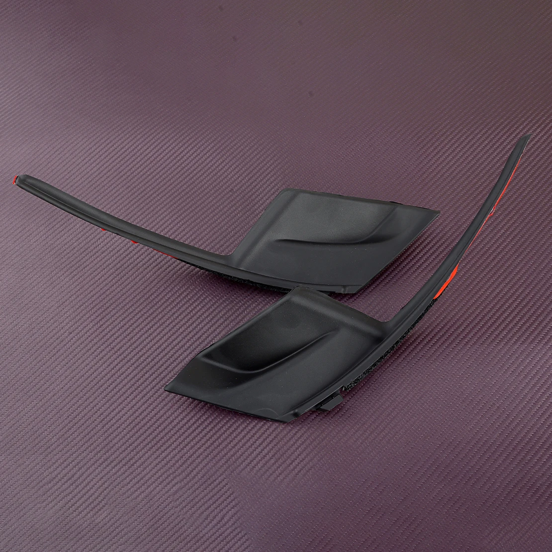 

5386708020 5386608020 1 пара, черные пластиковые боковые крылья для автомобиля, капот, уплотнение, накладка, Концевая крышка, подходит для Toyota Sienna 2011-2018 2019 2020