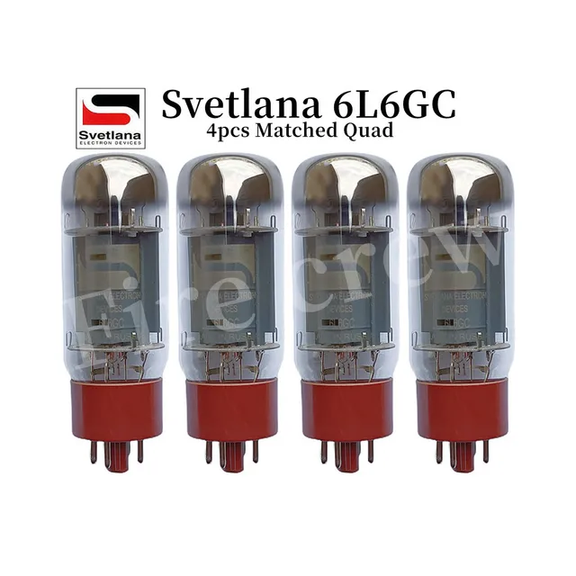 ■■Svetlana EL34 真空管 4本セット クワッド 取り外し品 □□Svetlana EL34 真空管 4本セット クワッド 取り外し品