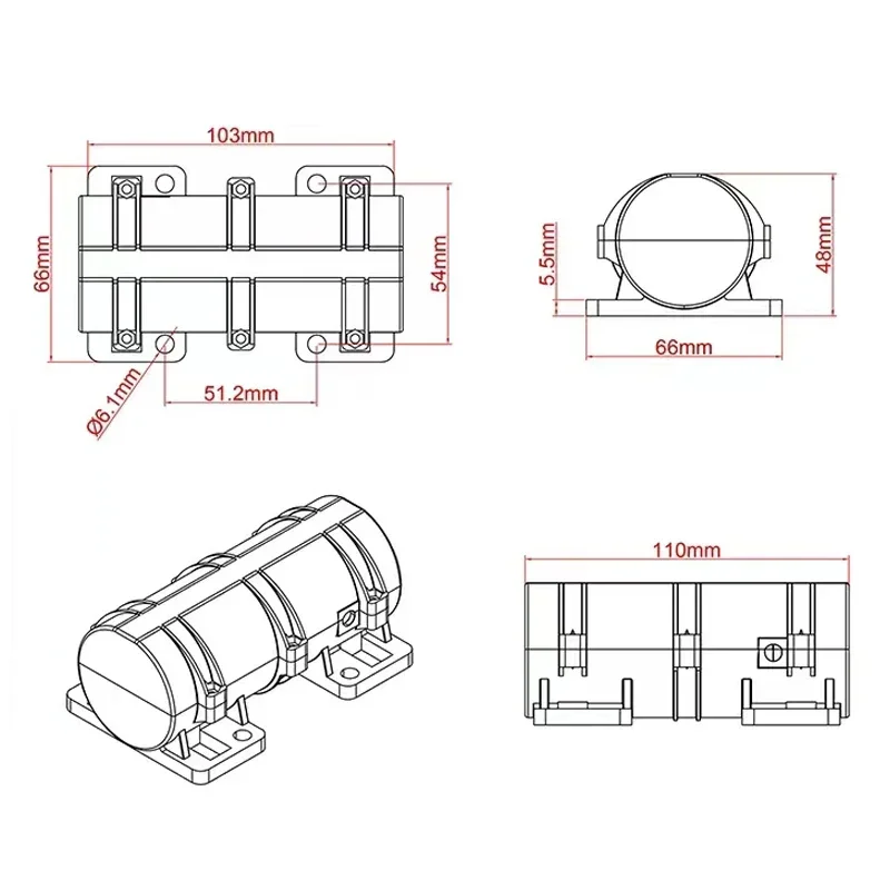 DC 소형 진동 모터 속도 조절 가능, 경고 시스템용, 마사지 침대 의자, 3800RPM, DC 12V, 24V