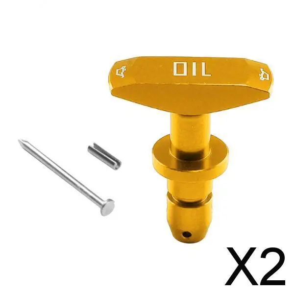 2Xnew Car Billet Oil Dipstick Pull Handle Gt V8 Per 1999-2011