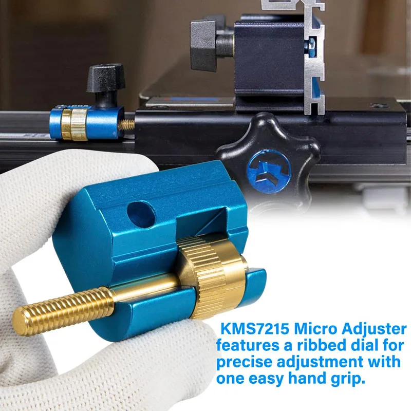 KMS7215 Micro-Adjuster for Kreg Precision Router Table #59575 and for Kreg Precision Band Saw Fence #26186
