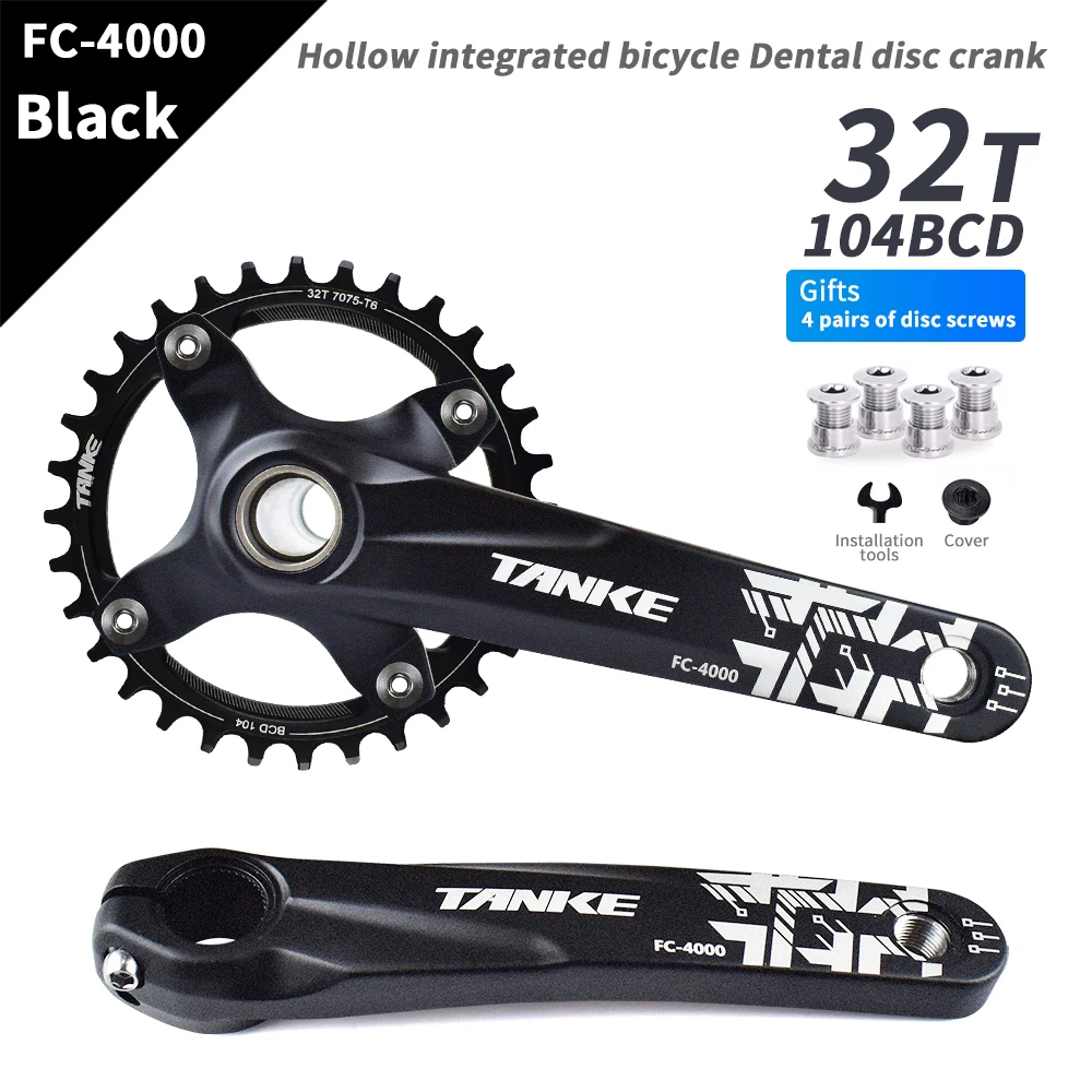 タンケクランクセット 170 ミリメートル自転車チェーンリング