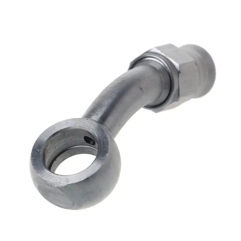 AN3 to M10 10mm Motorbike Brake Hose Clutch Hydraulic Oil Line Pipe Adaptor Oil Hose Banjo Fitting 45 Degree brake adapter