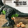 Boy Remote Control Dinosaur Toy Walk Sound Simulation RC Model Light Spray Education Game Children Toys For 3 Year Birthday Gift 4