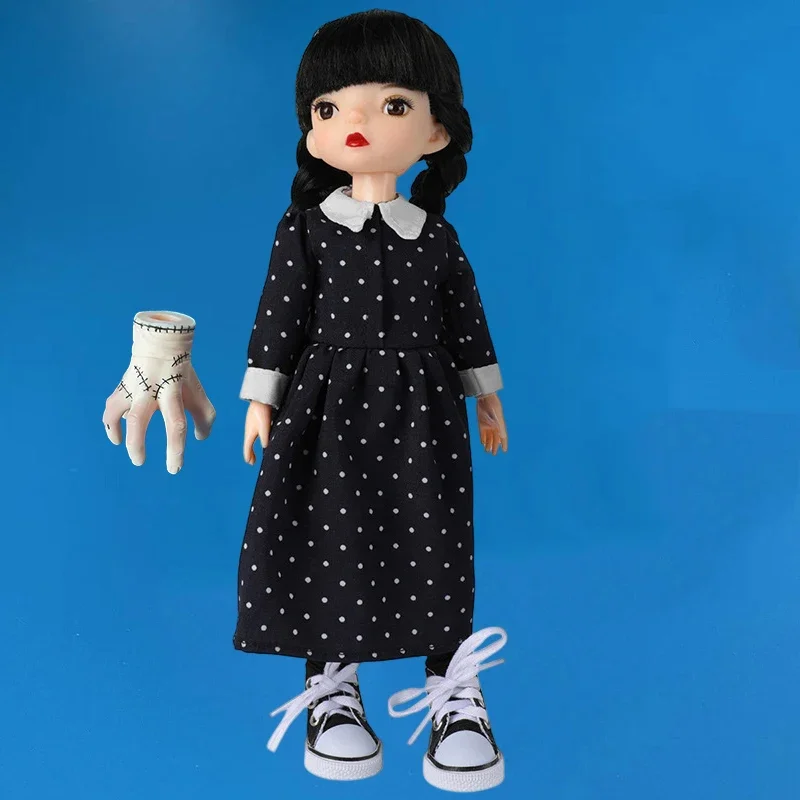 Fashion 1/6 Bjd Doll Black Braid 30cm Doll Multiple Joint Mobility Girls Kids Doll Toy Gift 2