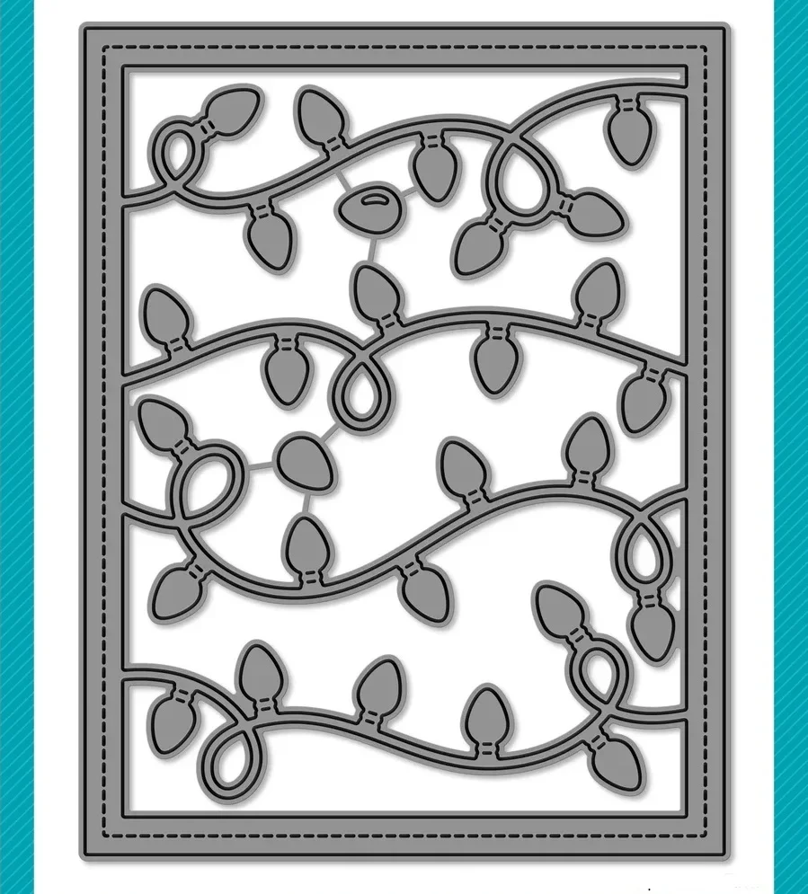 New Layer Frames Metal Cutting Dies for Scrapbook Rectangle Square Circle Oval Heart Star Background Stencils Card Making