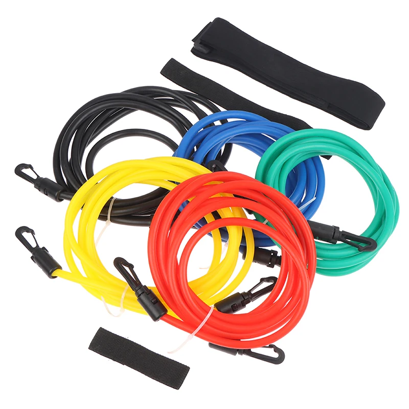 

300cm Adjustable Swim Training Resistance Elastic Belt Swimming Pool Exerciser Safety Rope Latex Tubes Swimming Training Rope