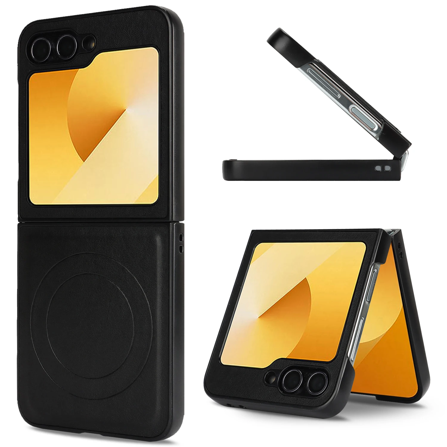 Magnetic PU Leather Ultra-Thin Shockproof Phone Case