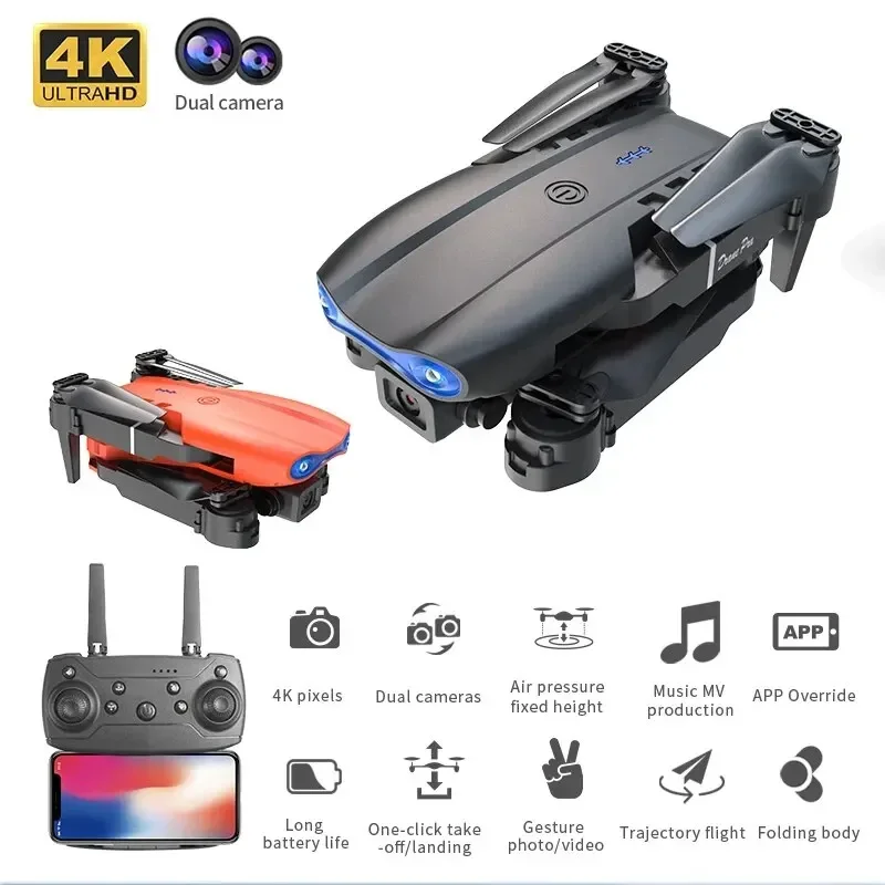 2024 E99Pro RC Drone 4K Professinal With 1080P Wide Angle HD Camera Foldable Helicopter WIFI FPV Height Hold Gift Toy - Image 2