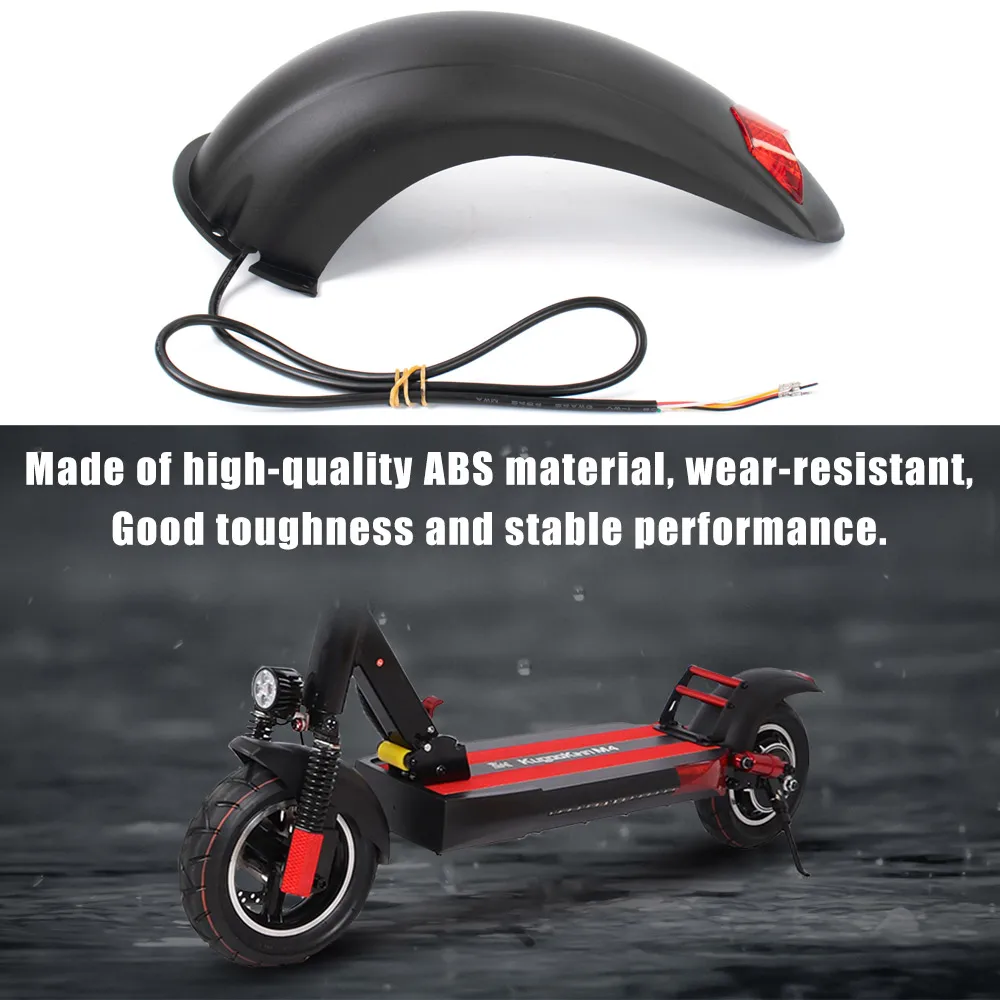 Description Picture 3 of itemRear Fender with Brake Taillight for Kugoo M4 Electric Scooter Kickscooter Splash Proof Guard Back 10Inch Widened Mudguard Parts