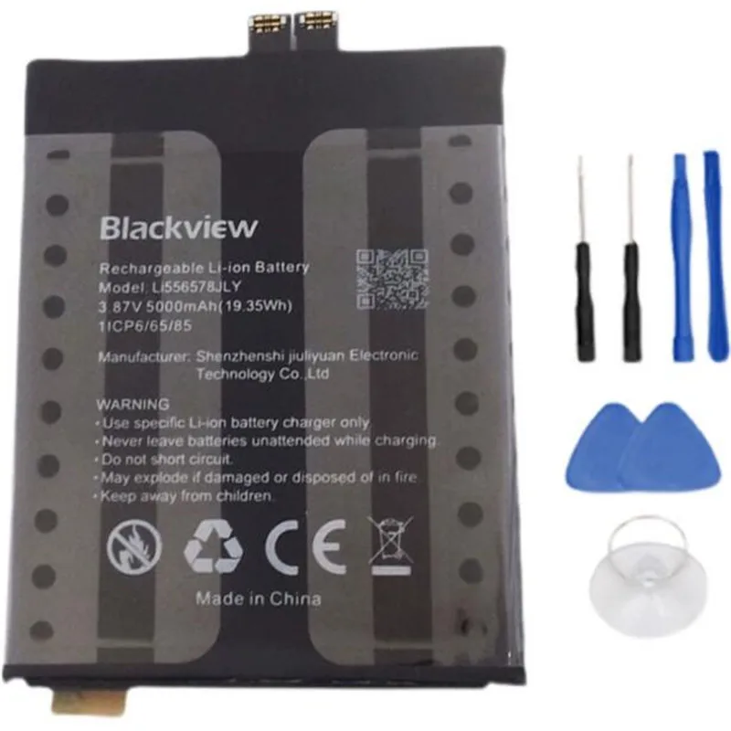 

YCOOLY New production date for BLACKVIEW BV9200 battery 5000mAh Long standby time High capacity for BLACKVIEW BV9200 battery