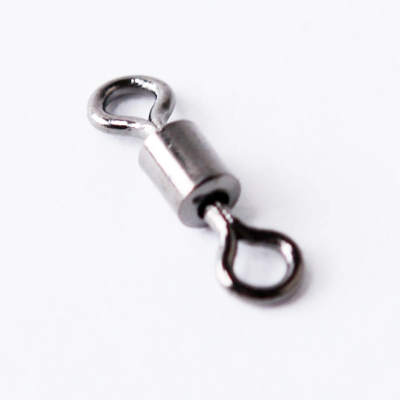 200pcs Fishing Swivels Rolling Swivels Brass alloy Rings Fishhooks Lure Connector Fishing Accessories