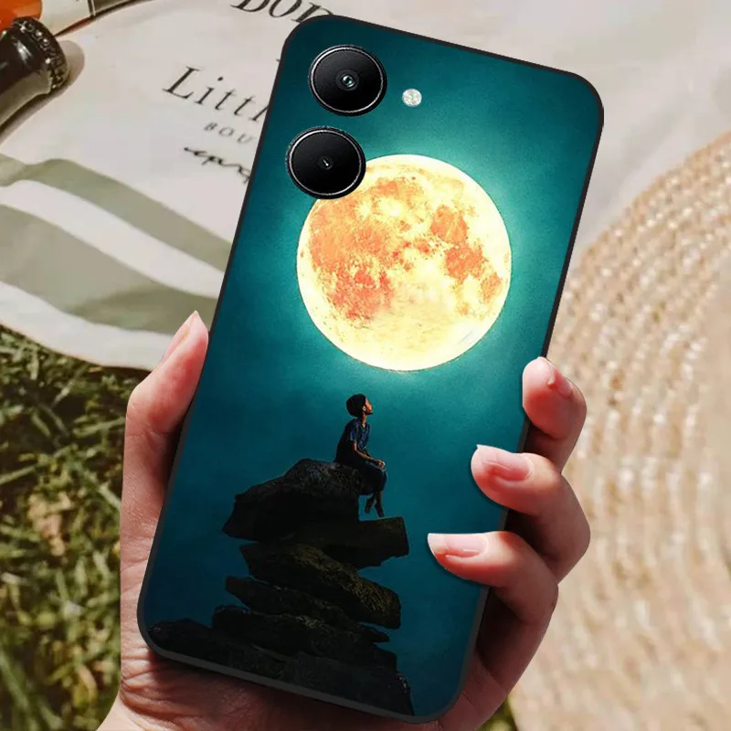 Black Soft Silicone Shockproof Protective Phone Case Cover