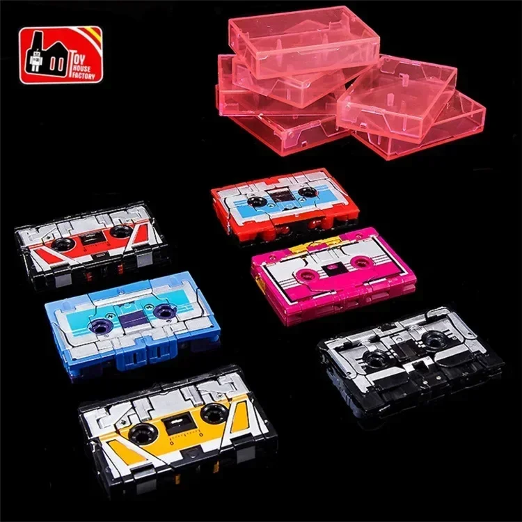 Kbb G1 Transformation Robot Soundwave Six Magnetic Tape Troop Thf-01P6 Rumble Laserbeak Buzzsaw Anime Action Figure Model Toys
