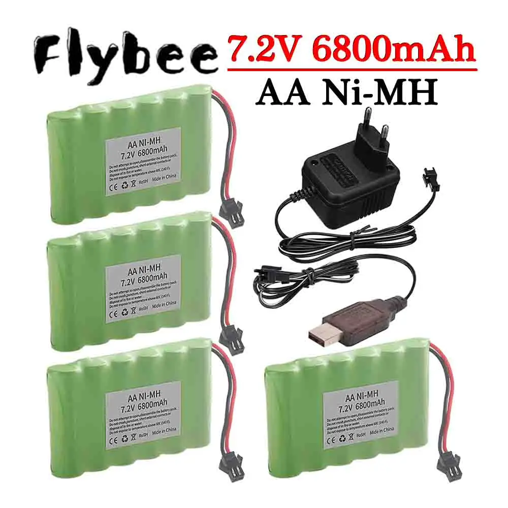 Chargeur RC intelligent 1B-4B 1USB 1C pour batteries LiPo NiMH