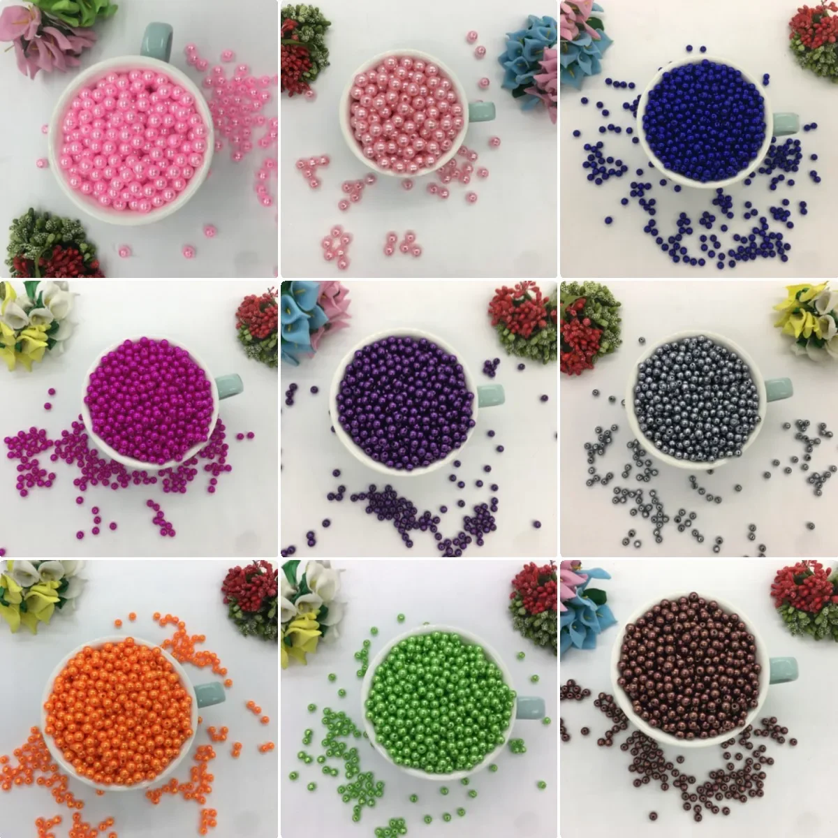 

Цветные пластиковые бусины россыпью имитация жемчуга АБС 6-10 мм бусины с двойным отверстием аксессуары круглые прямые бусины с отверстиями отделка бисером