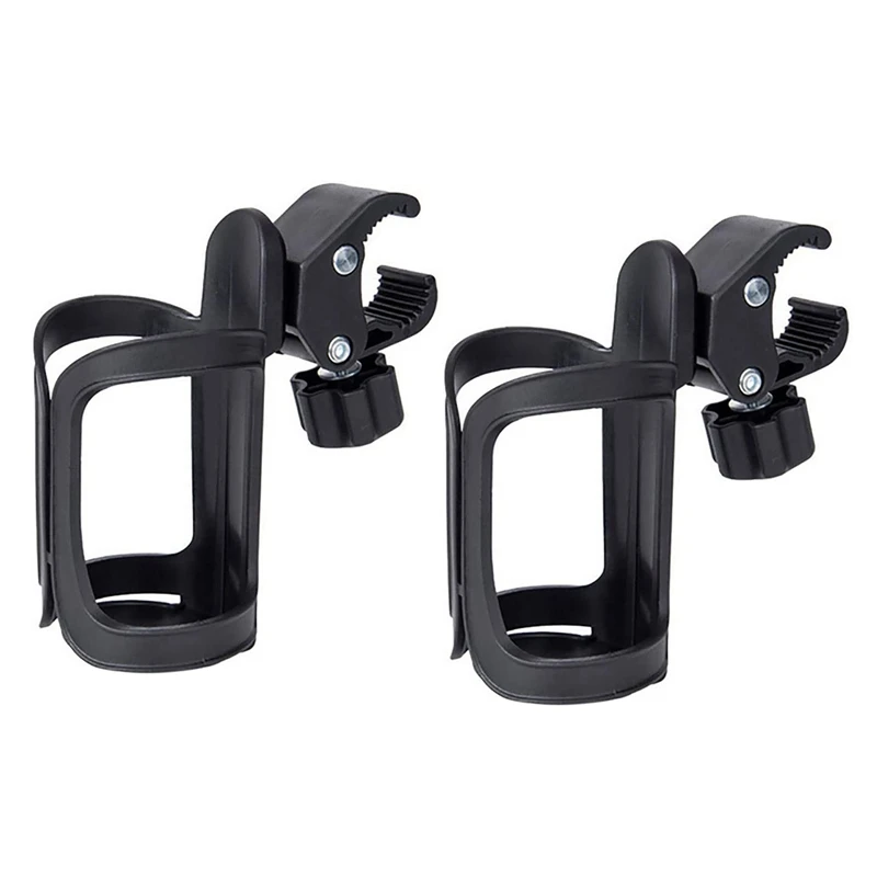 

2X Bike Cup Holder Stroller Bottle Holders Universal 360 Degrees Rotation Antislip Cup Drink Holder For Baby