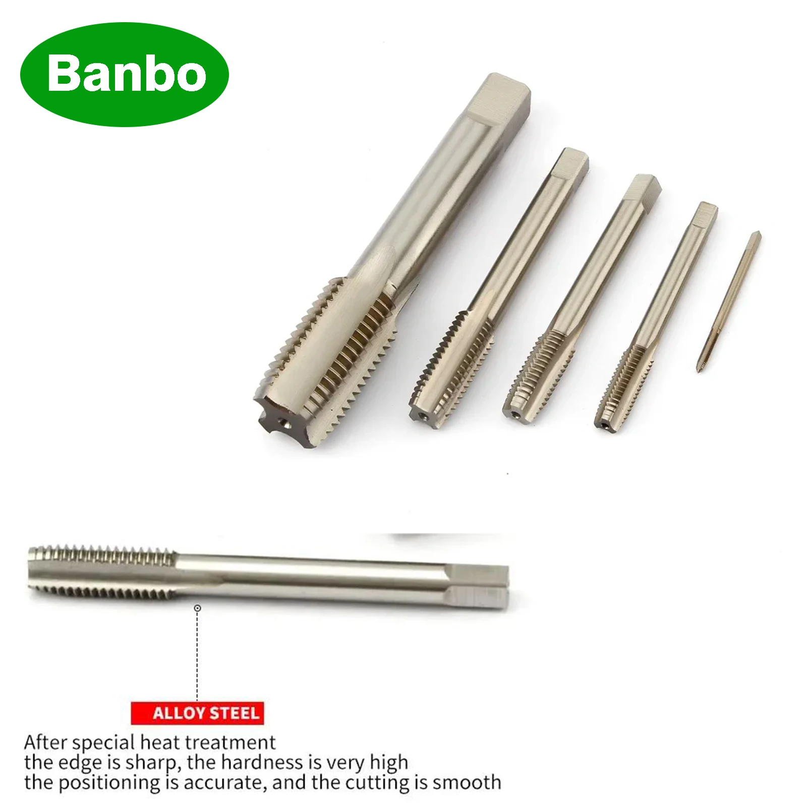 

6542 Hss Material 1Pcs Machine Tap Screw Thread Metric Taps Drill for Metal Sheets Stainless steel Plates m2-m30