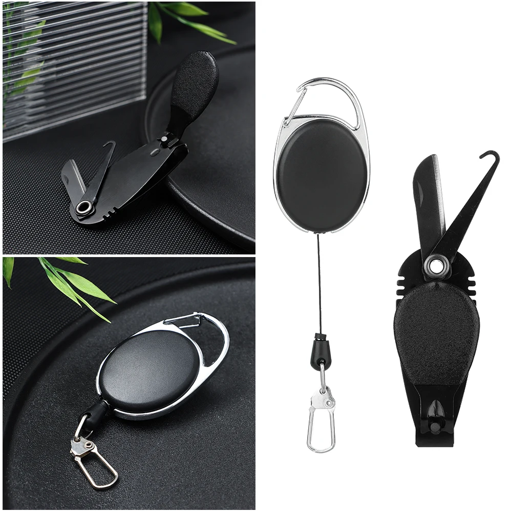 Sharp Nippers Snip Hole Fast Hook Nail Knotter Fly Fishing Clippers Quick Knot Tying Tool Line Cutter