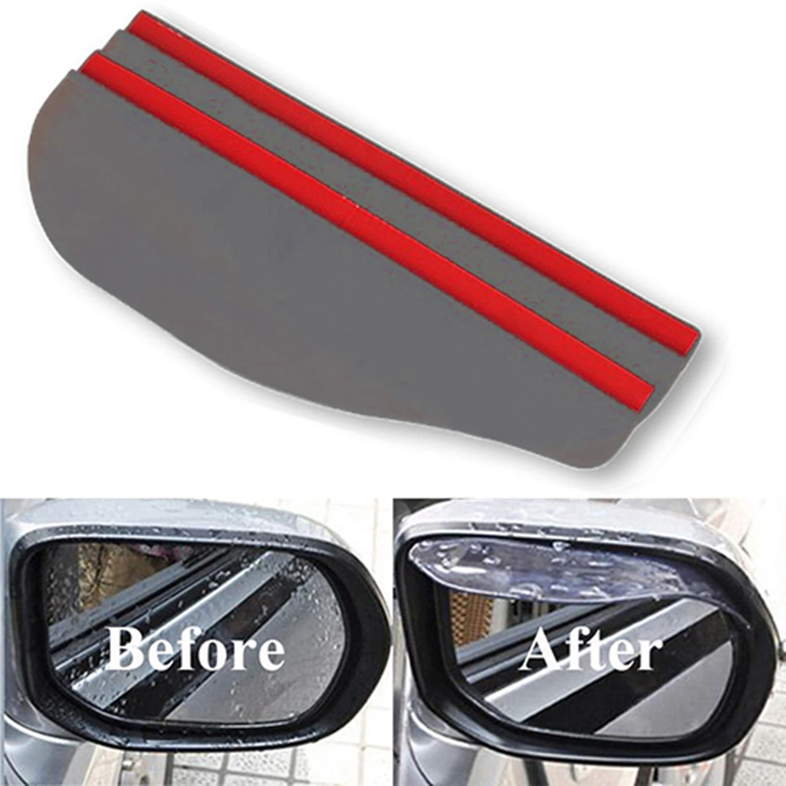 2 Pcs Universal Car Rear view Mirror Sun Visor Shade Shield Rain Eyebrow Visor Shade Shield Water Guard for Car Truck