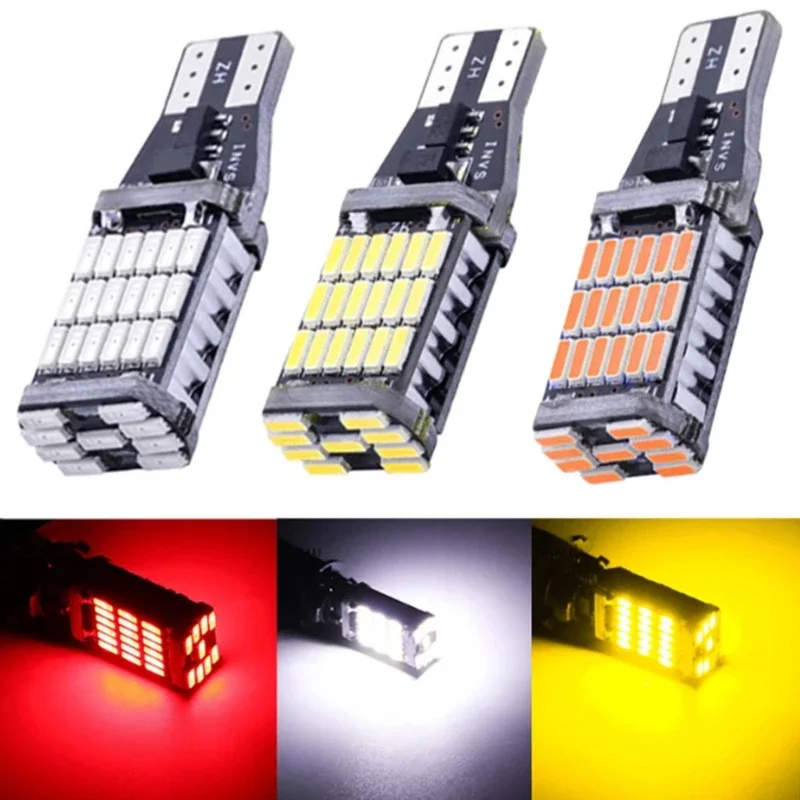 

2 шт., Сверхъяркие лампы T15 W16W 921 912 T16 902, 45 шт.