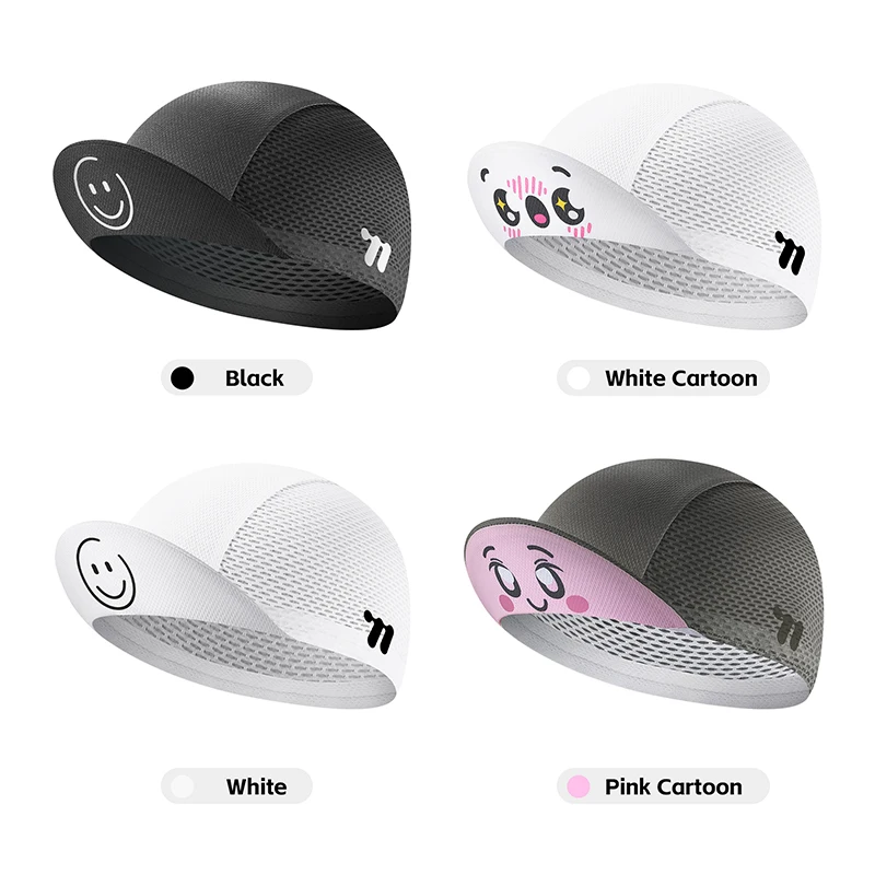 Cycling Caps Men Summer Sun Protection With Brim Quick Dry Under Helmet cycling caps sports headwear