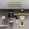 3/4 HP Corded Garbage Disposal for Kitchen Sinks, Continuous Feed Food Waste Disposer, Sound Reduction, Power Cord Includ 5