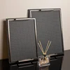 Metal Tray Large Leather Rectangle Pallet Home Storage Ornaments Tableware Groceries Storage Decorative Tray Serving Plate 1
