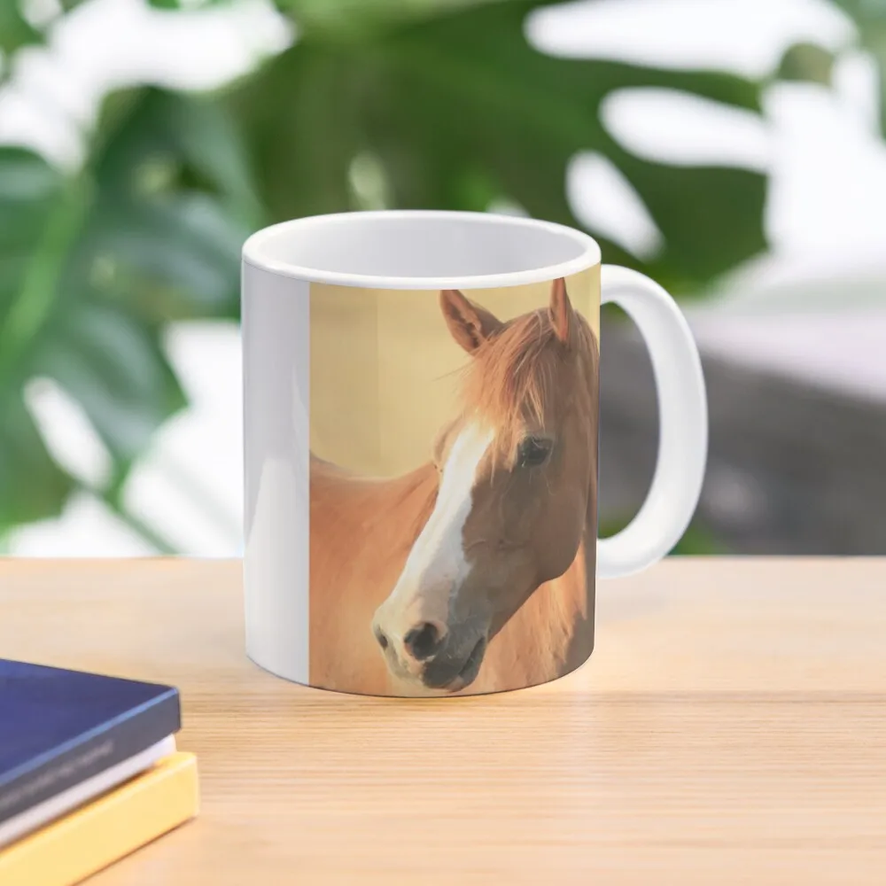 

Horse portraitCoffee Mug Cold And Hot Thermal Glasses Original Breakfast Cups Glass Mug