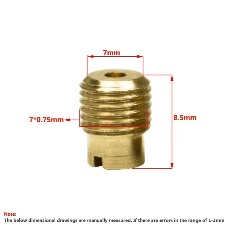 Фото GX140 GX160 главные струи для Honda GX200 GX390 212cc Mini Bike Go Kart FCR Carb WH100T Scr-100cc главный струйный топливный сопло gicих GX №5