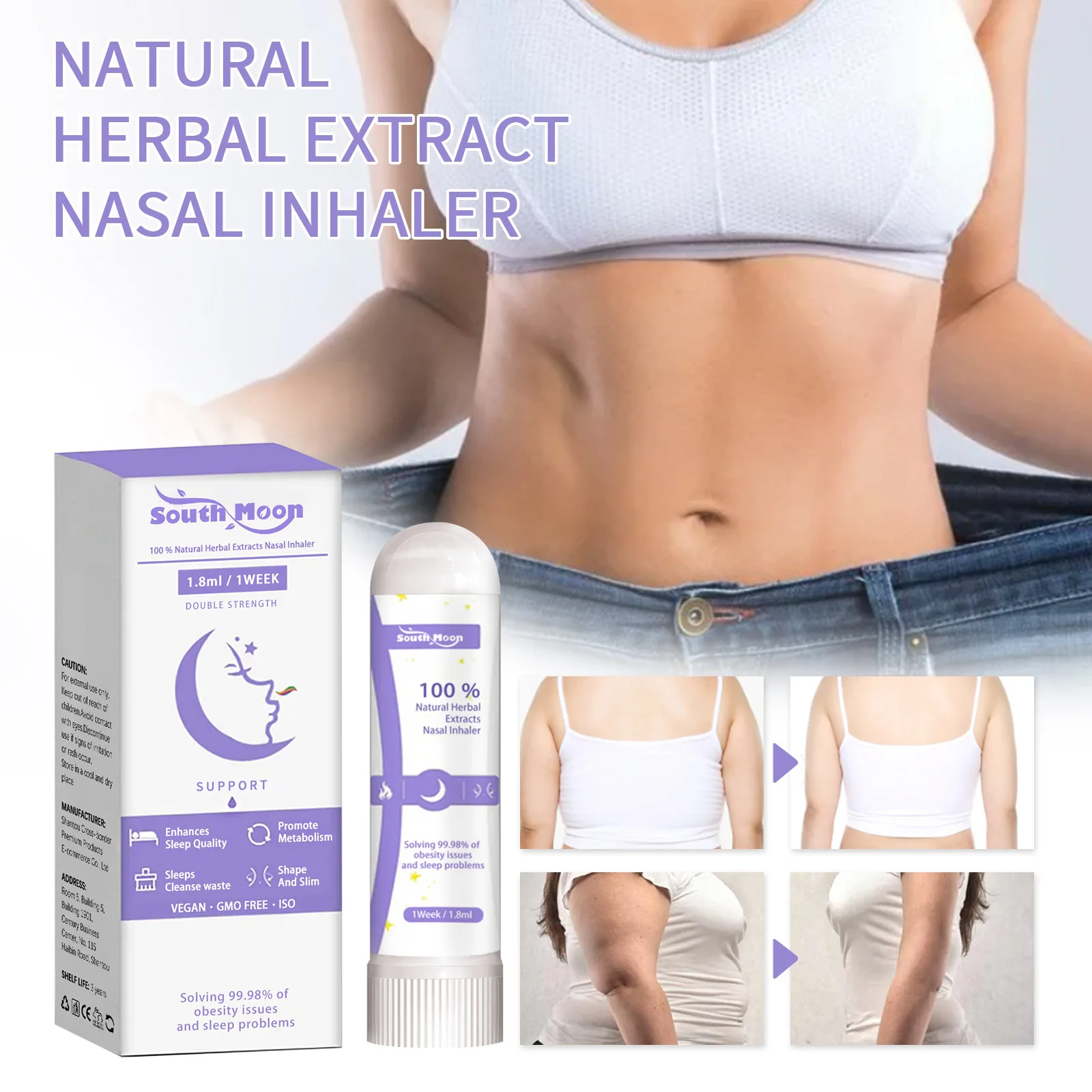 Weight Loss Essential Oil Belly Fat Loss Insomnia Therapy Tummy Cellulite Removal Thin Leg Waist Sculpting Slimming Nose Inhaler weight loss products