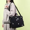 Baby Stroller Nappy Bag Korea Cute Bear Embroidery Flower Mommy Bag Soft Maternity Shoulder Pack Portable Baby Diaper Organizer 3