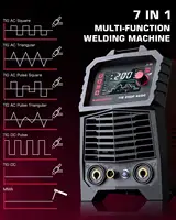 ARCCAPTAIN TIG AC DC Welder 7 in 1 Dual 110V 220V 20-200A HF TIG Square Triangulaer MMA Stick IGBT Inverter Welding Machine 2