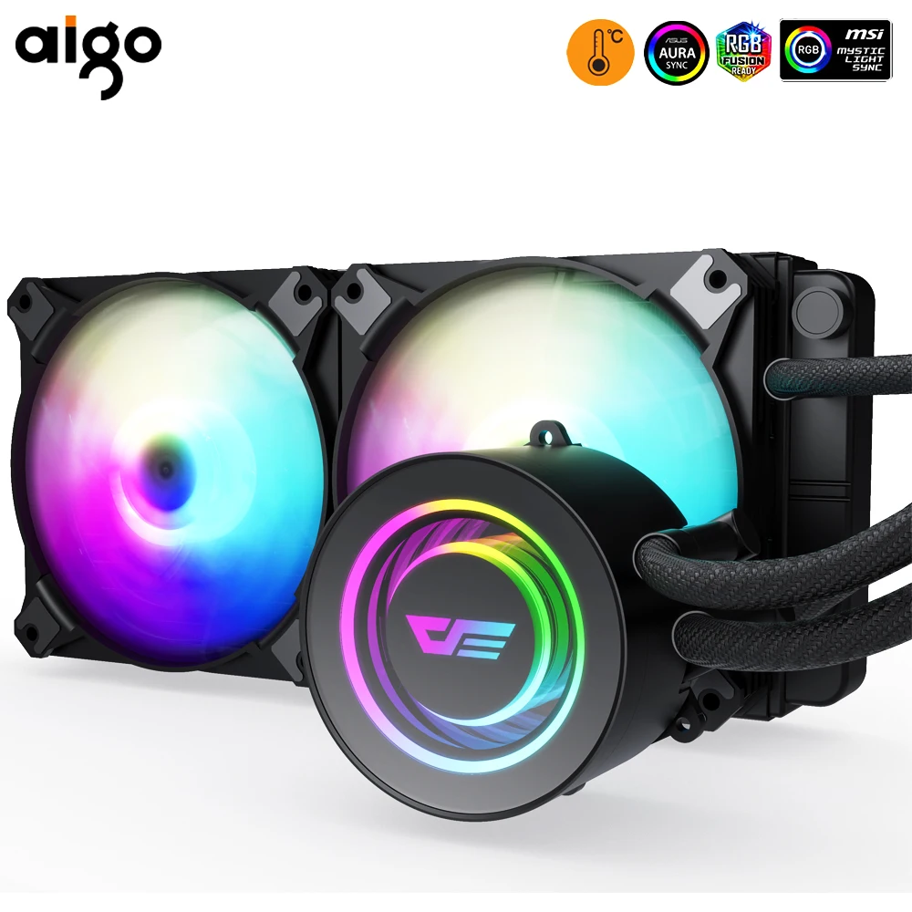 darkFlash PC Case Water Cooler Computer CPU Fan Water Cooling Radiator