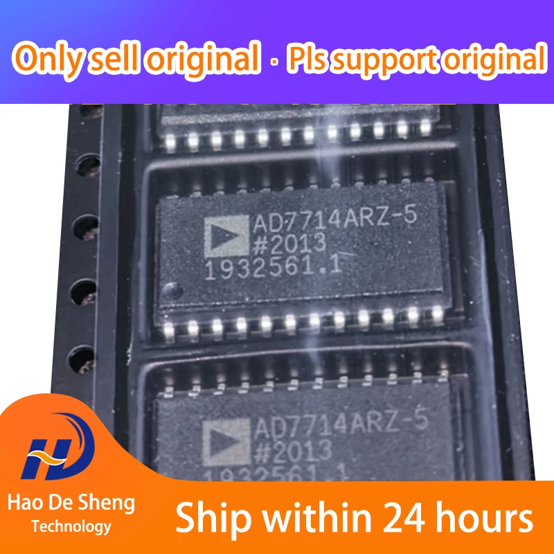 

1PCS/LOT AD7714ARZ-5 AD7714AR-5 AD7714 SOP24 New Original In Stock