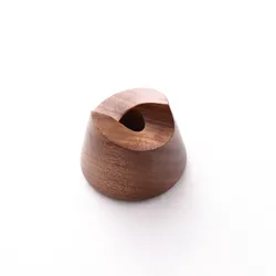 Walnut Wood Fountain Pen Holder Stand for Desk Organizer and Stationery Supplies (Pen Holder)