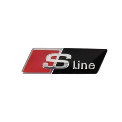 Sleek SLINE RS Emblem Steering Wheel Decoration Sticker Set - 10pcs (For SLINE BKRD)