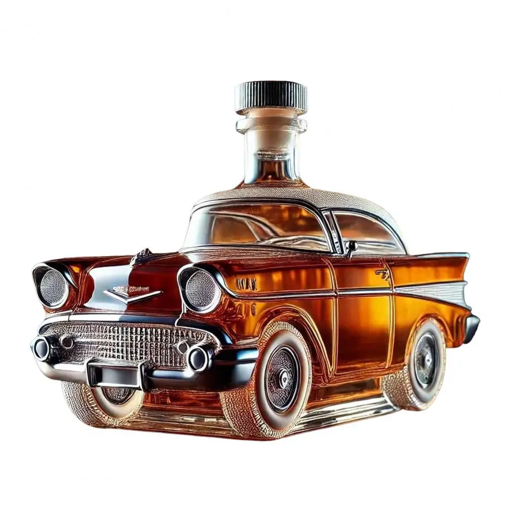ShEyle 400ml 3D Sportwagen Whiskey Karaf met Stop - Vintage ShEyle 400ml 3D Sportwagen Whiskey Karaf met Stop - Vintage